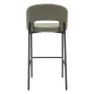 Stołek Barowy Helsinki Zielony Zestaw 2 szt 50 52 99 cm